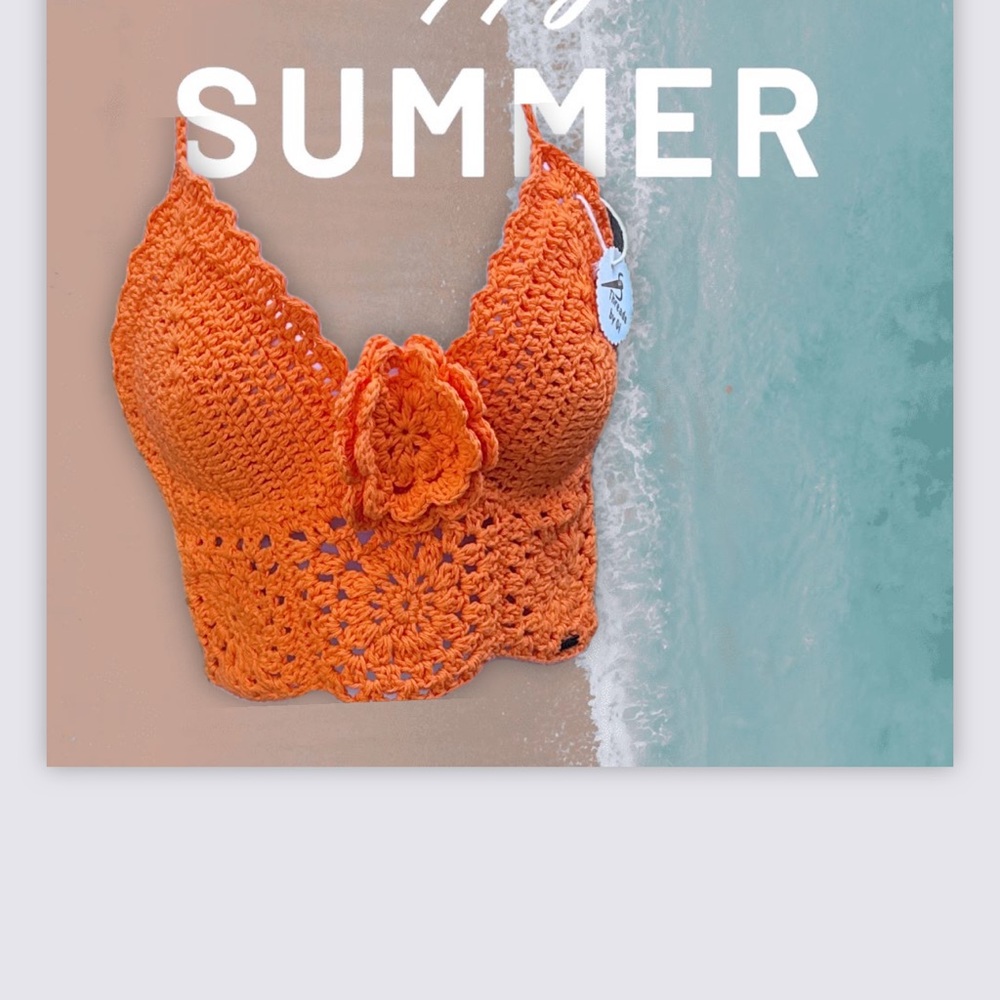 Elegant crochet Cropped Anna